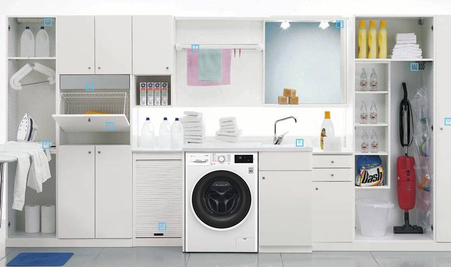 ماشین لباسشویی ال جی WM-743